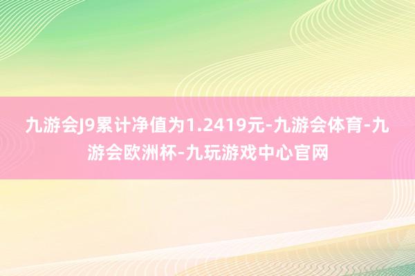 九游会J9累计净值为1.2419元-九游会体育-九游会欧洲杯-九玩游戏中心官网