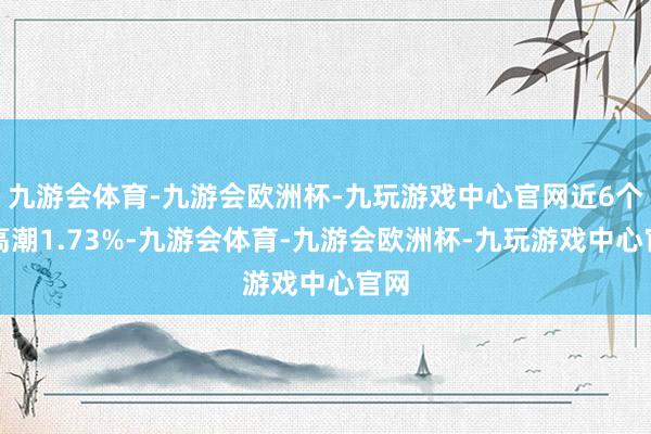 九游会体育-九游会欧洲杯-九玩游戏中心官网近6个月高潮1.73%-九游会体育-九游会欧洲杯-九玩游戏中心官网