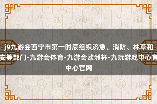 j9九游会西宁市第一时辰组织济急、消防、林草和公安等部门-九游会体育-九游会欧洲杯-九玩游戏中心官网