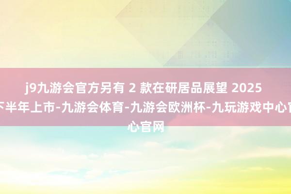 j9九游会官方另有 2 款在研居品展望 2025 年下半年上市-九游会体育-九游会欧洲杯-九玩游戏中心官网